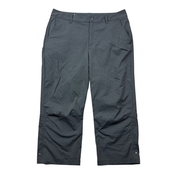 Columbia Pants - Columbia Womens Omni-Shield Black Capri Hiking Pants Size 14 Outdoors Granola